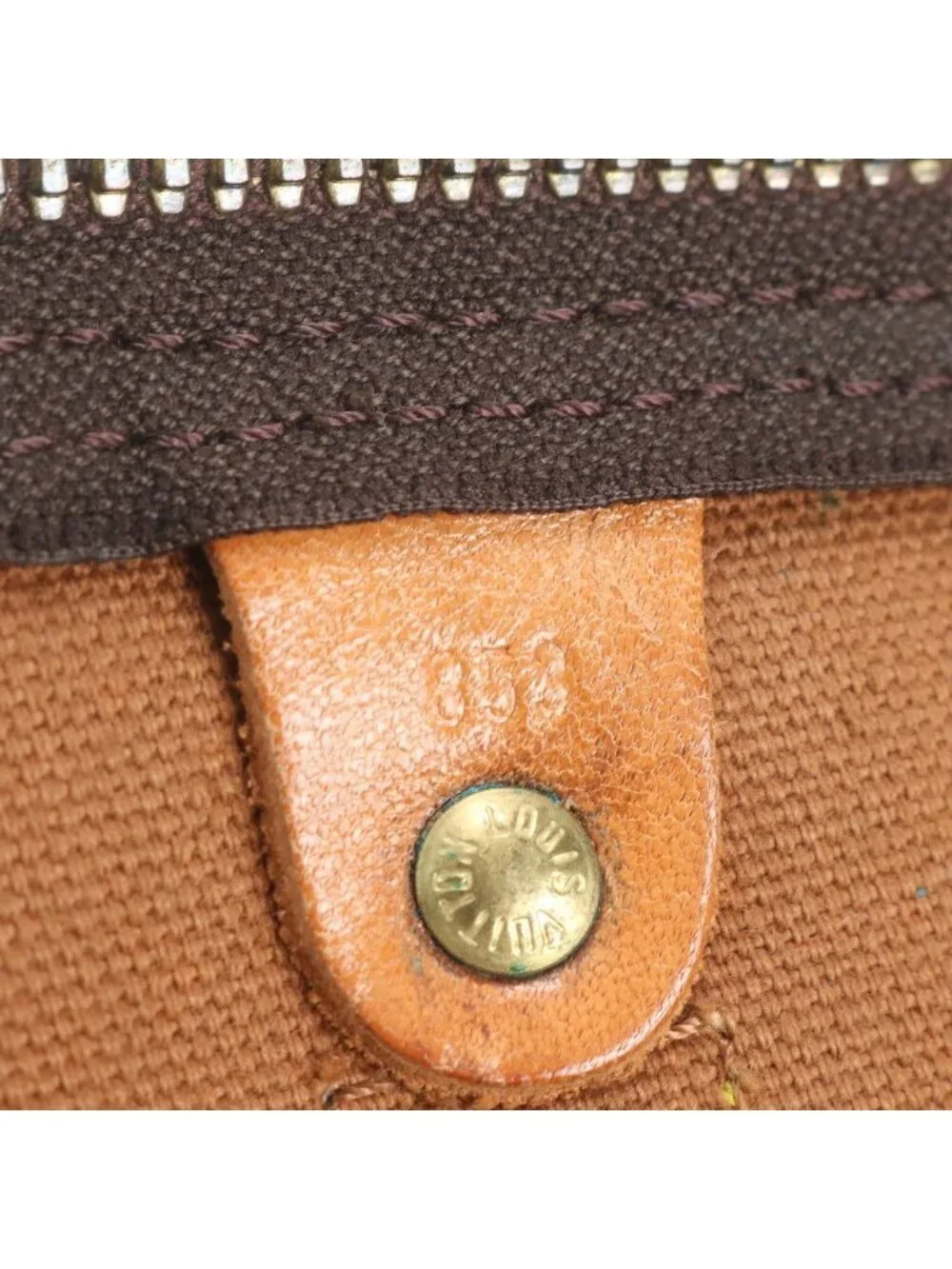 Louis Vuitton Monogram Keepall 45 Leather Boston Bag Tote Travel